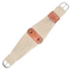 100% Mohair Roper Cinch 27-strand with Leather Center 36"