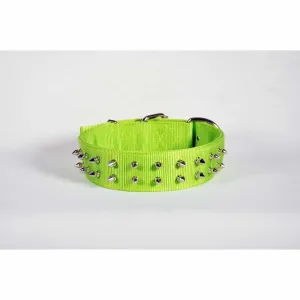 22'' PET COLLAR- NEON YELLOW -SPIKE