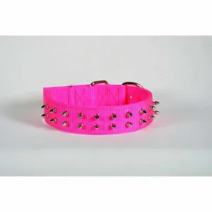 22'' PET COLLAR - PINK SPIKE