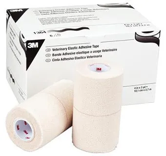 3M VETERINARY ELASTIC ADHESIVE TAPE 4 IN X 3 YD