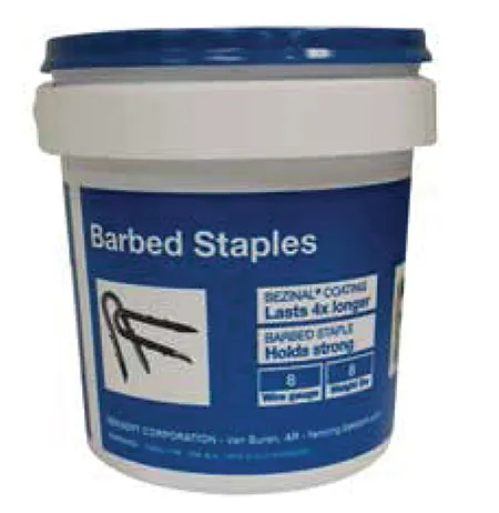 8# Bkt 2" 2Brb 8ga Spur Staple