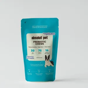 Absolut Pet Probiotics Hypoallergenic Gut Health Dog Supplement