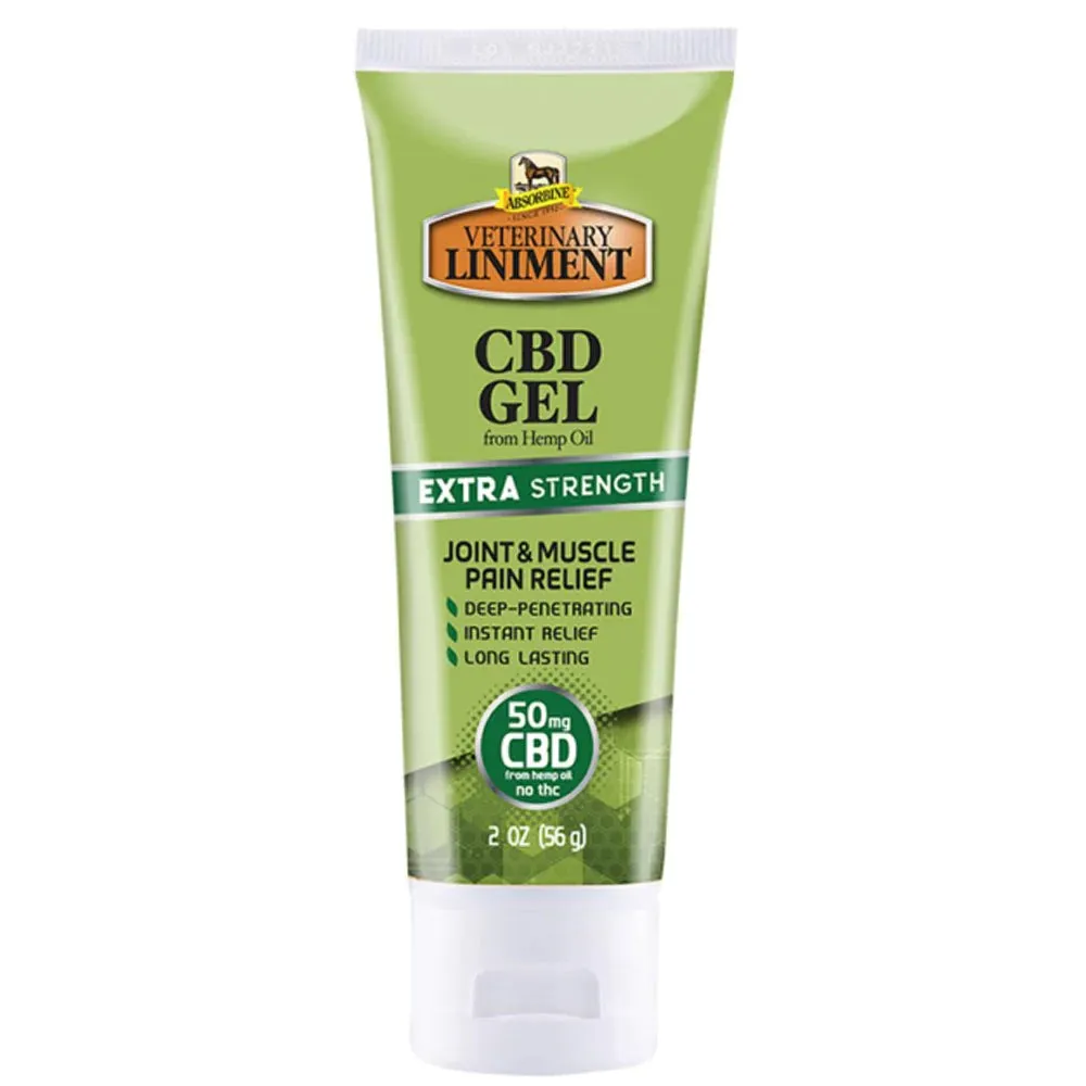 Absorbine Veterinary Liniment CBD Gel Extra Strength 2oz