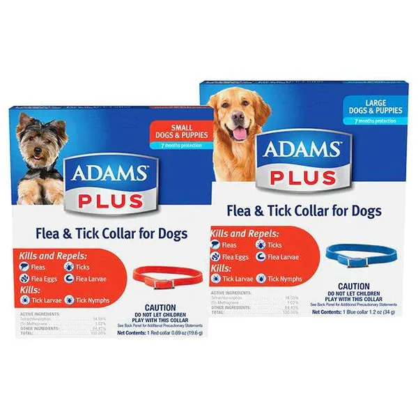 Adams PLUS Flea & Tick Collar for Dogs - Small