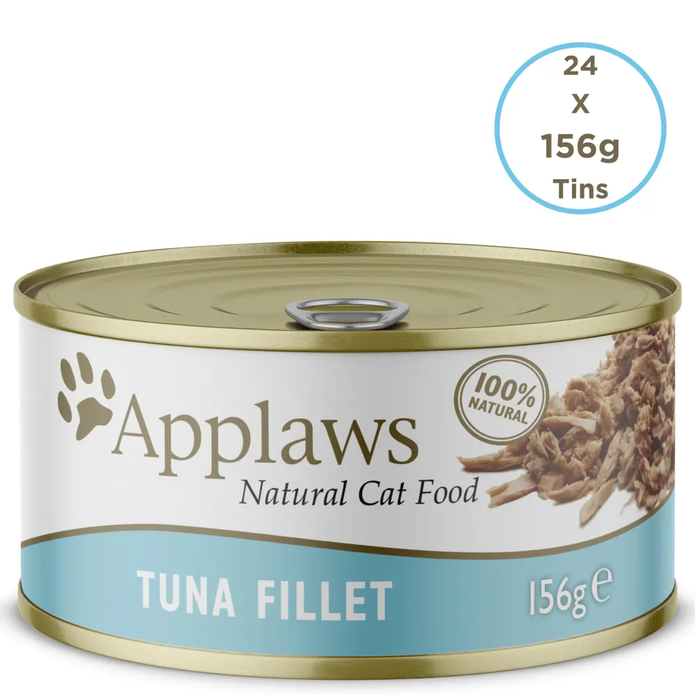 Applaws Tuna Fillet Tinned Cat Wet Food (156g)