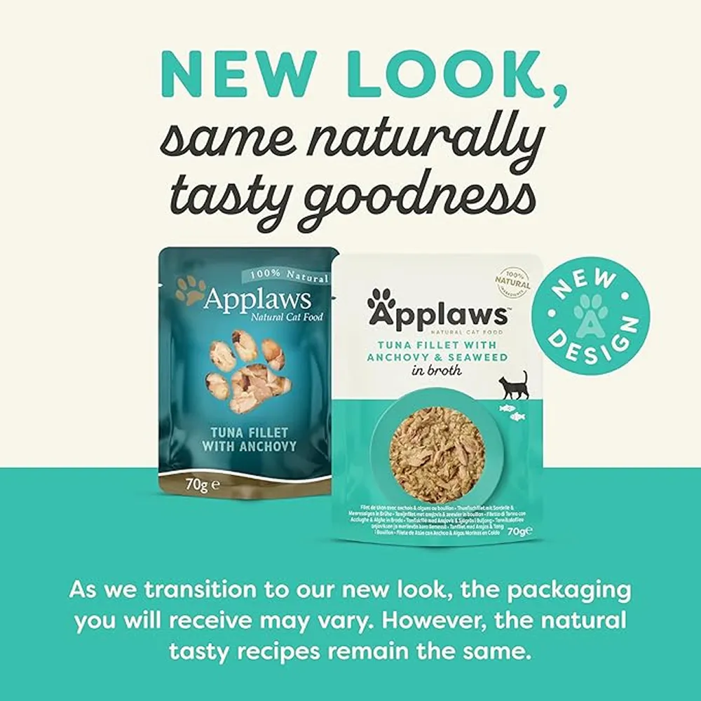 Applaws Tuna Fillet with Whole Anchovy Cat Wet Food