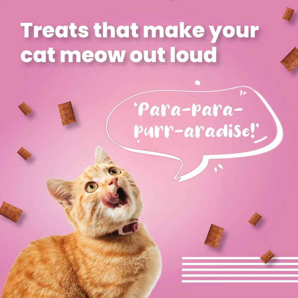 Bark Out Loud by Vivaldis Hairball Control and Sensitive Gut Pillow Cat Treats Combo