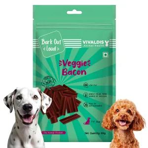 Bark Out Loud by Vivalidis Veggie Bacon Vegan Spanish Dog Treats