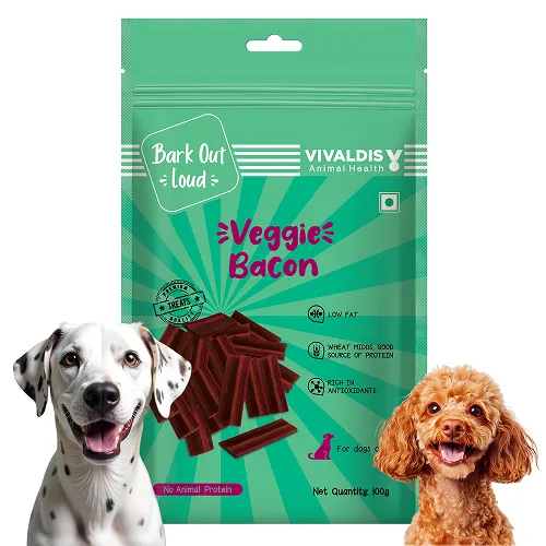 Bark Out Loud by Vivalidis Veggie Bacon Vegan Spanish Dog Treats