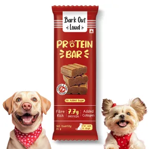Bark Out Loud Collagen Protein Bar Chicken & Fish Treat for Dogs