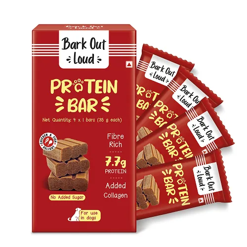 Bark Out Loud Collagen Protein Bar Chicken & Fish Treat for Dogs