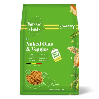Bark Out Loud Naked Oats & Veggies Veg Mini & Small Breed Adult Dog Dry Food