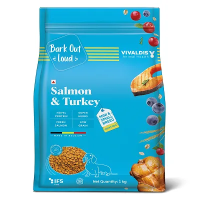 Bark Out Loud Salmon & Turkey Mini & Small Breed Adult Dog Dry Food
