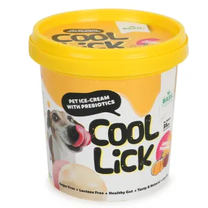 Basil Cool Lick Apple & Pumpkin with Added Prebiotics Ice Cream for Dogs
