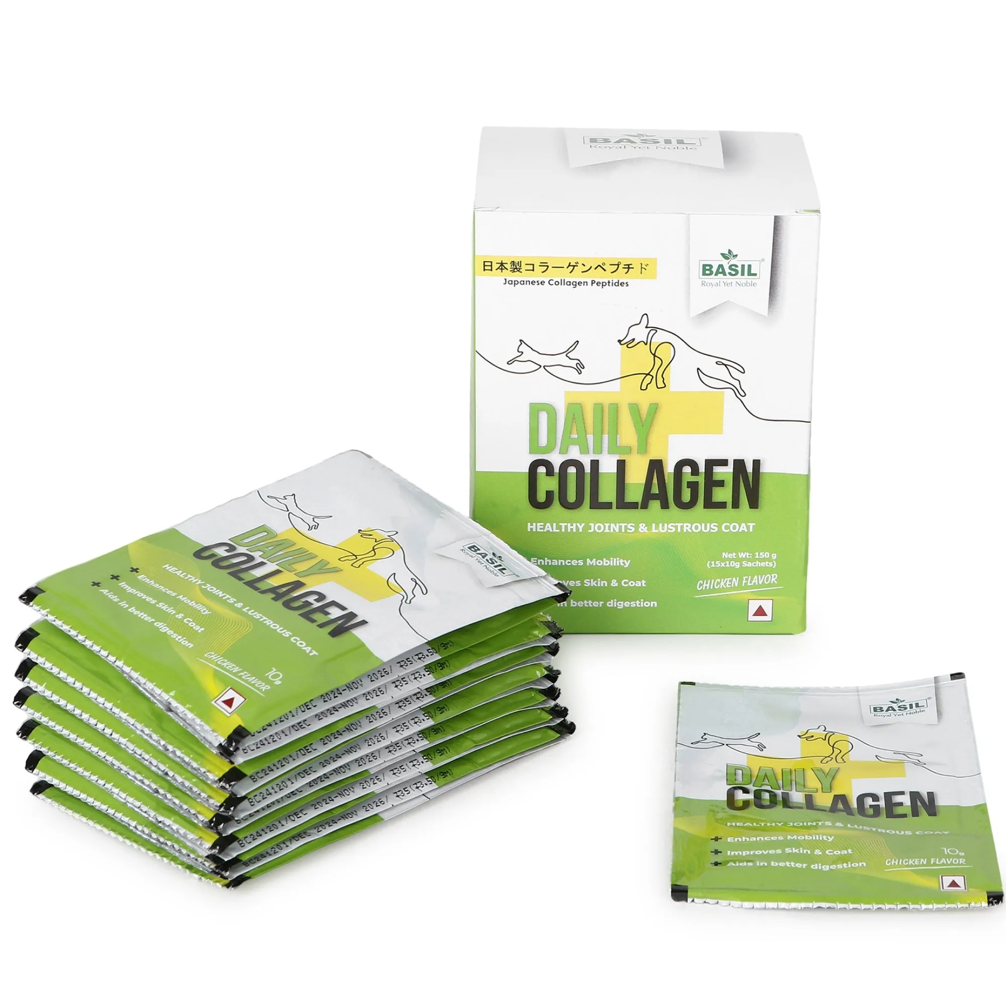 Basil Daily Collagen for Dogs and Cats