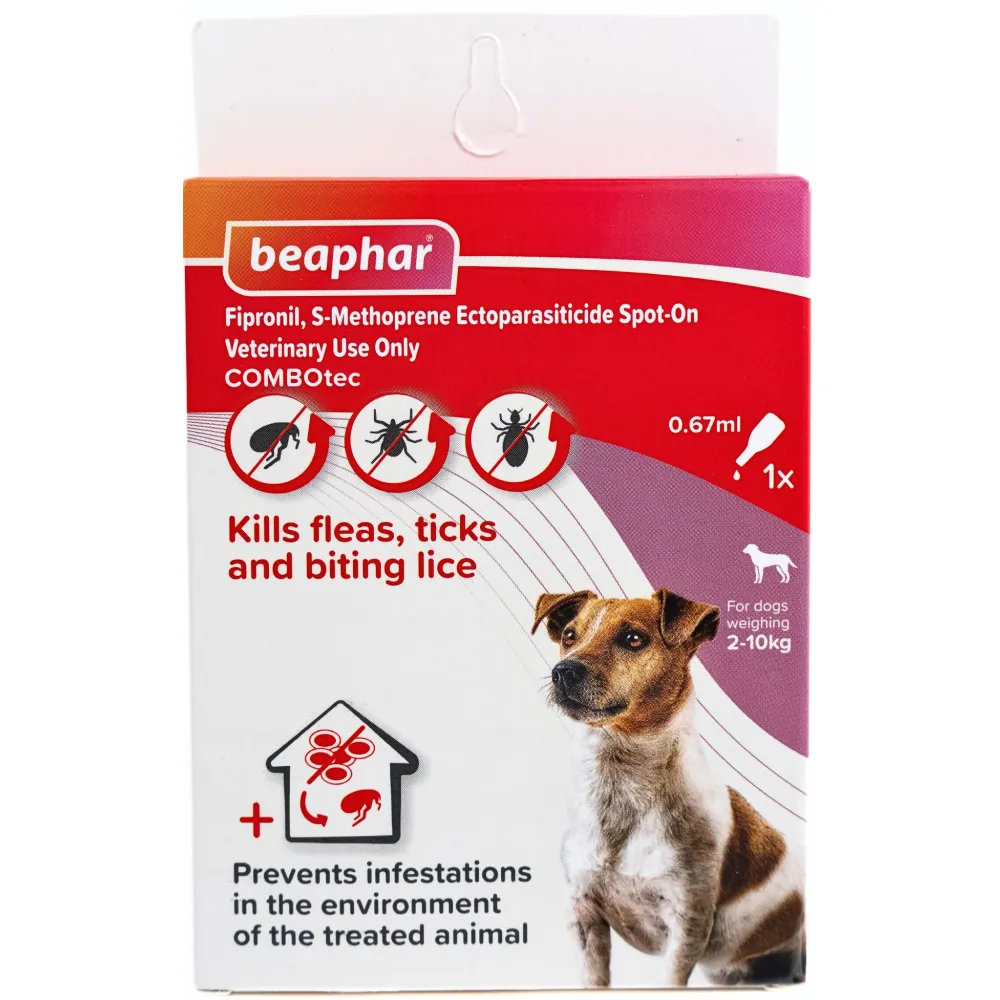 Beaphar Fipronil/s Methoprene Tick & Flea Spot On for Dogs