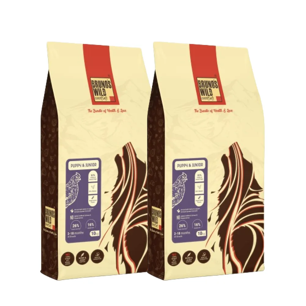 Bruno's Wild Essentials Puppy & Junior Dog Dry Food