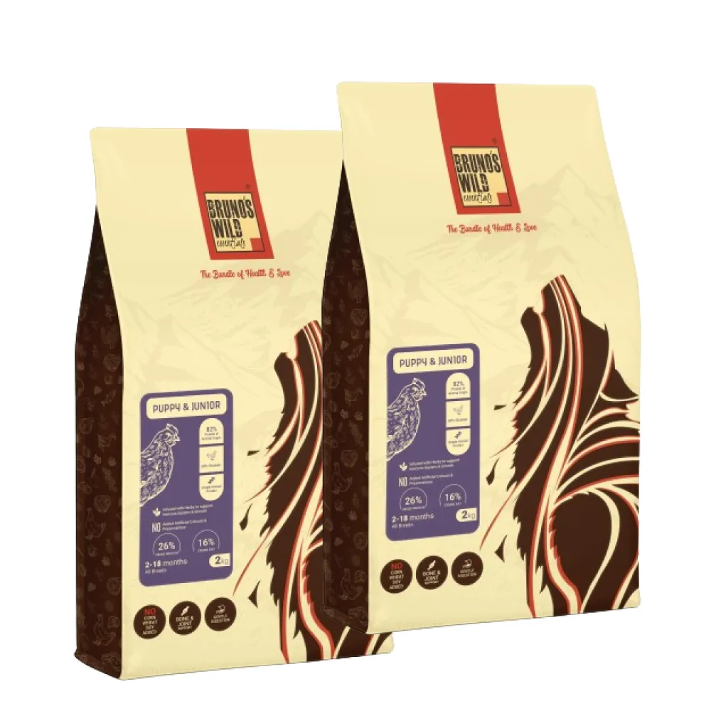 Bruno's Wild Essentials Puppy & Junior Dog Dry Food