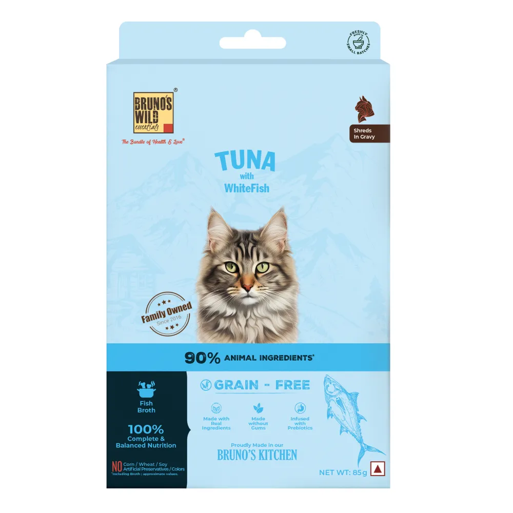 Bruno's Wild Essentials Tuna with Whitefish Cat Wet Food