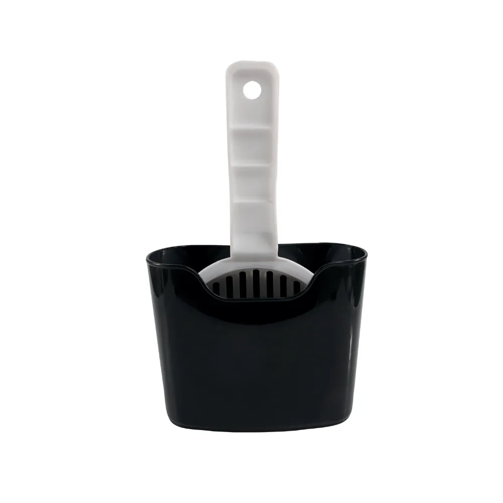 Cat Litter Scoop   Holder Black & White