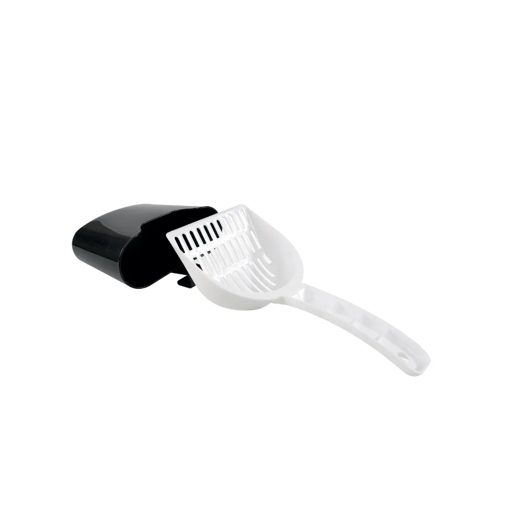 Cat Litter Scoop   Holder Black & White