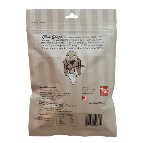 Chip Chops Chicken Tenders and Henlo Chicken Pops Dog Treats Combo