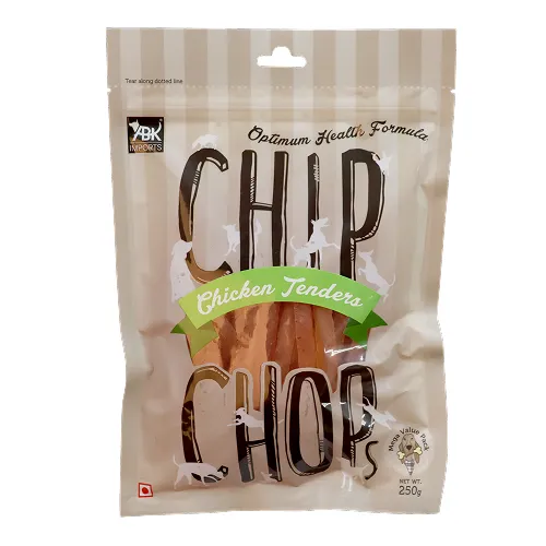 Chip Chops Chicken Tenders and Henlo Chicken Pops Dog Treats Combo
