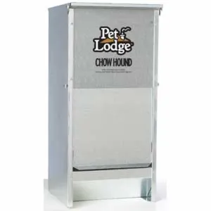 CHOW HOUND PET FEEDER & STORAGE BIN - 12 LBS