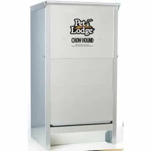 CHOW HOUND PET FEEDER & STORAGE BIN - 25 LBS