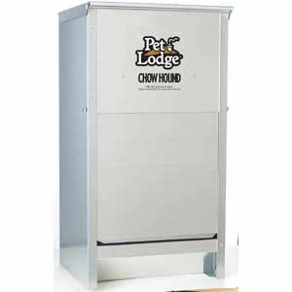 CHOW HOUND PET FEEDER & STORAGE BIN - 25 LBS