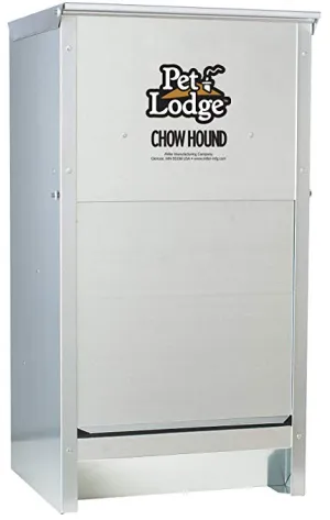CHOW HOUND PET FEEDER & STORAGE BIN - 50 LBS