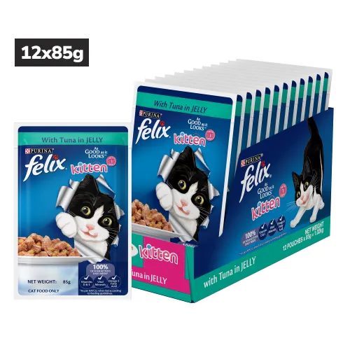 Complete Kitten Nutrition & Hygiene Set (2-12 Months) Food, Treat and Wipes