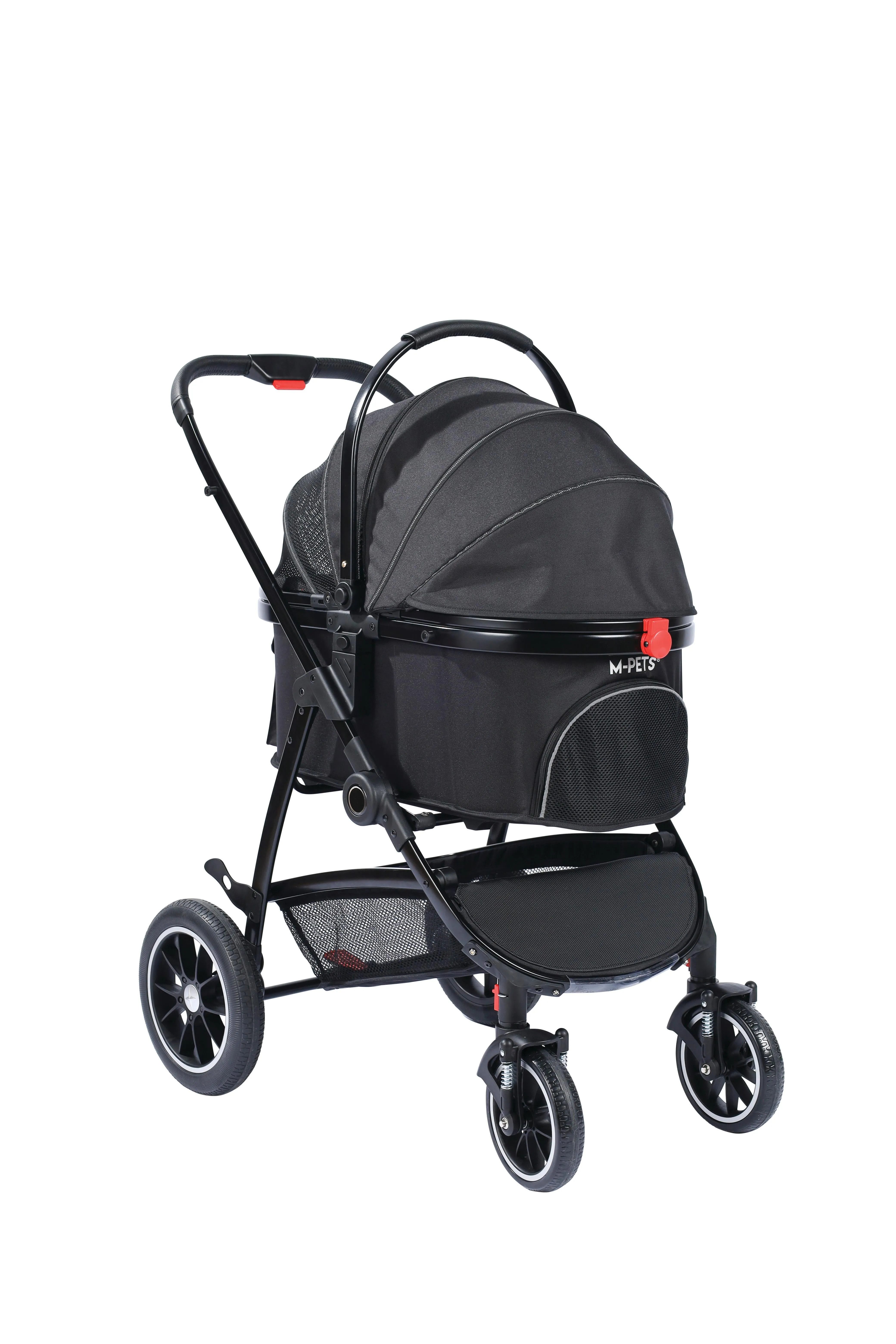 CONQUEST Detachable Pet Stroller Black