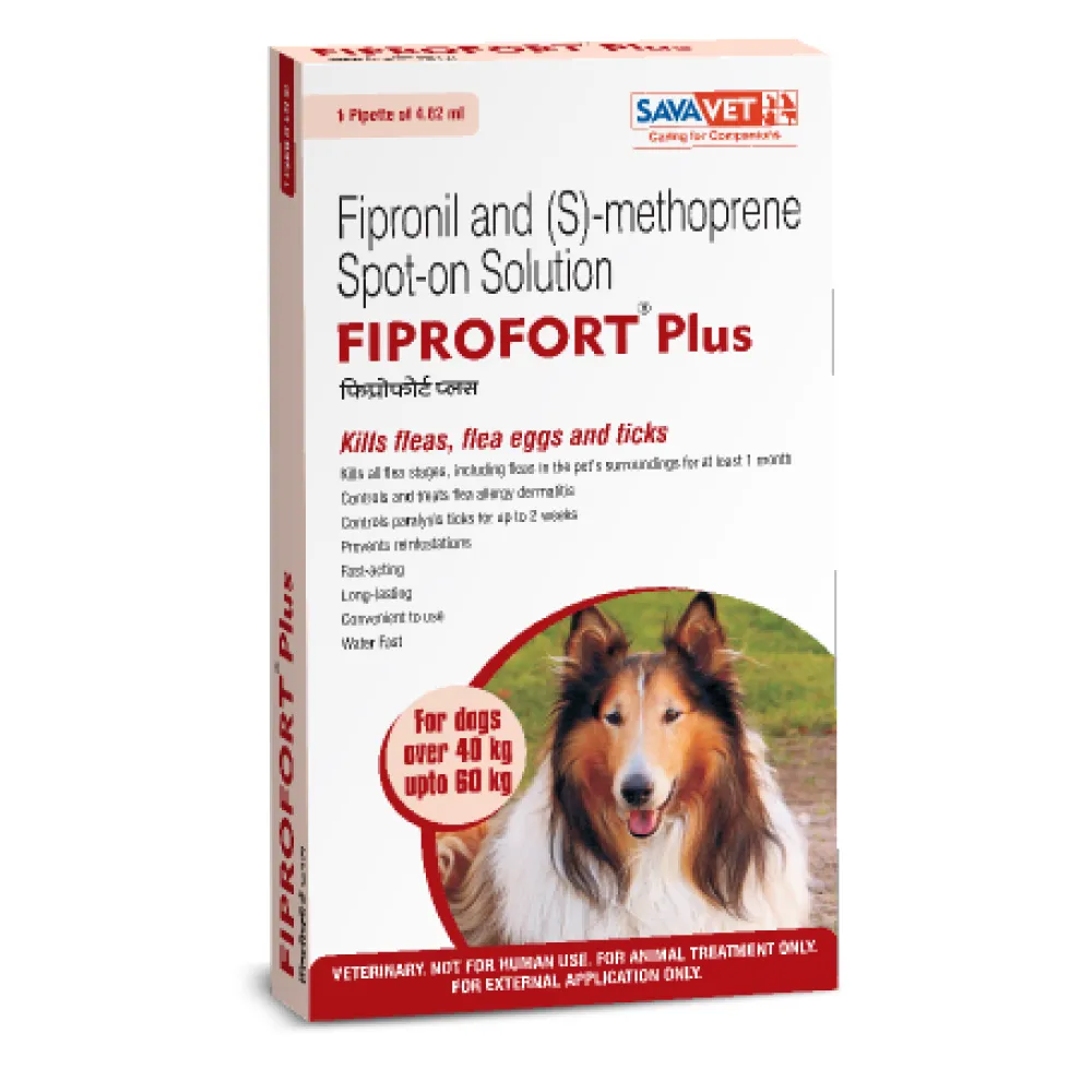 Dewormer and Tick & Flea Control Spot On Combo for Gaint Dogs (Above 40kg)