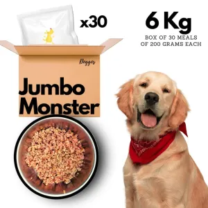 Doggos Jumbo Monster Chicken and Pumpkin Fresh Dog Wet Food (All Breeds)