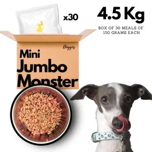 Doggos Mini Jumbo Monster Chicken and Pumpkin Fresh Dog Wet Food (Small Breeds)  (Limited Shelf Life)