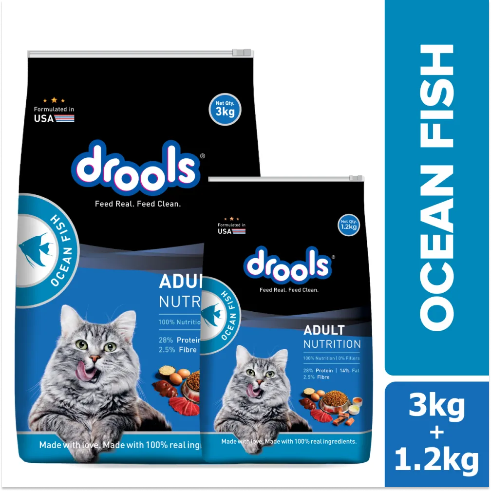Drools Ocean Fish Adult Cat Dry Food