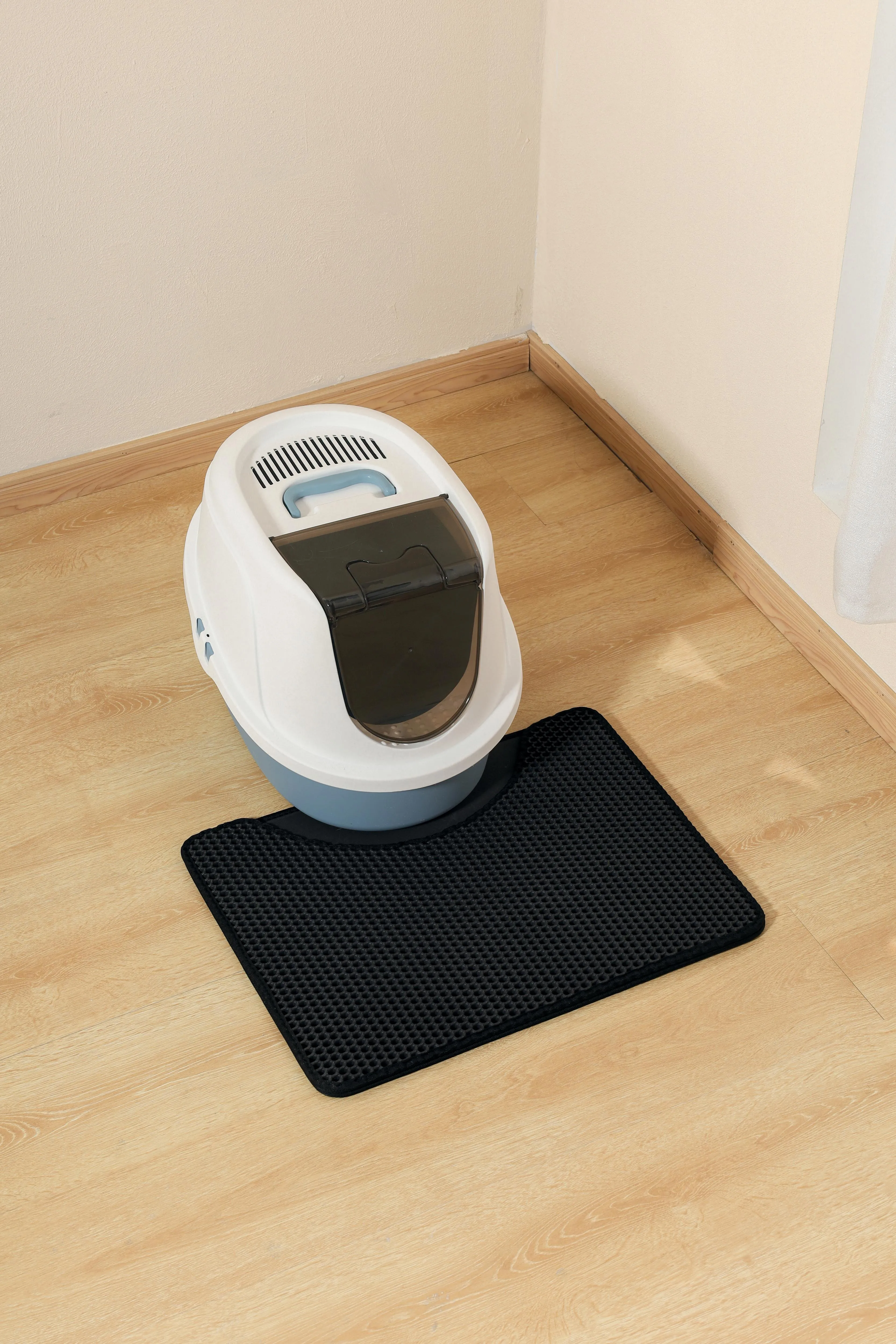 DUPLEX Cat Litter Horizontal Mat - Black