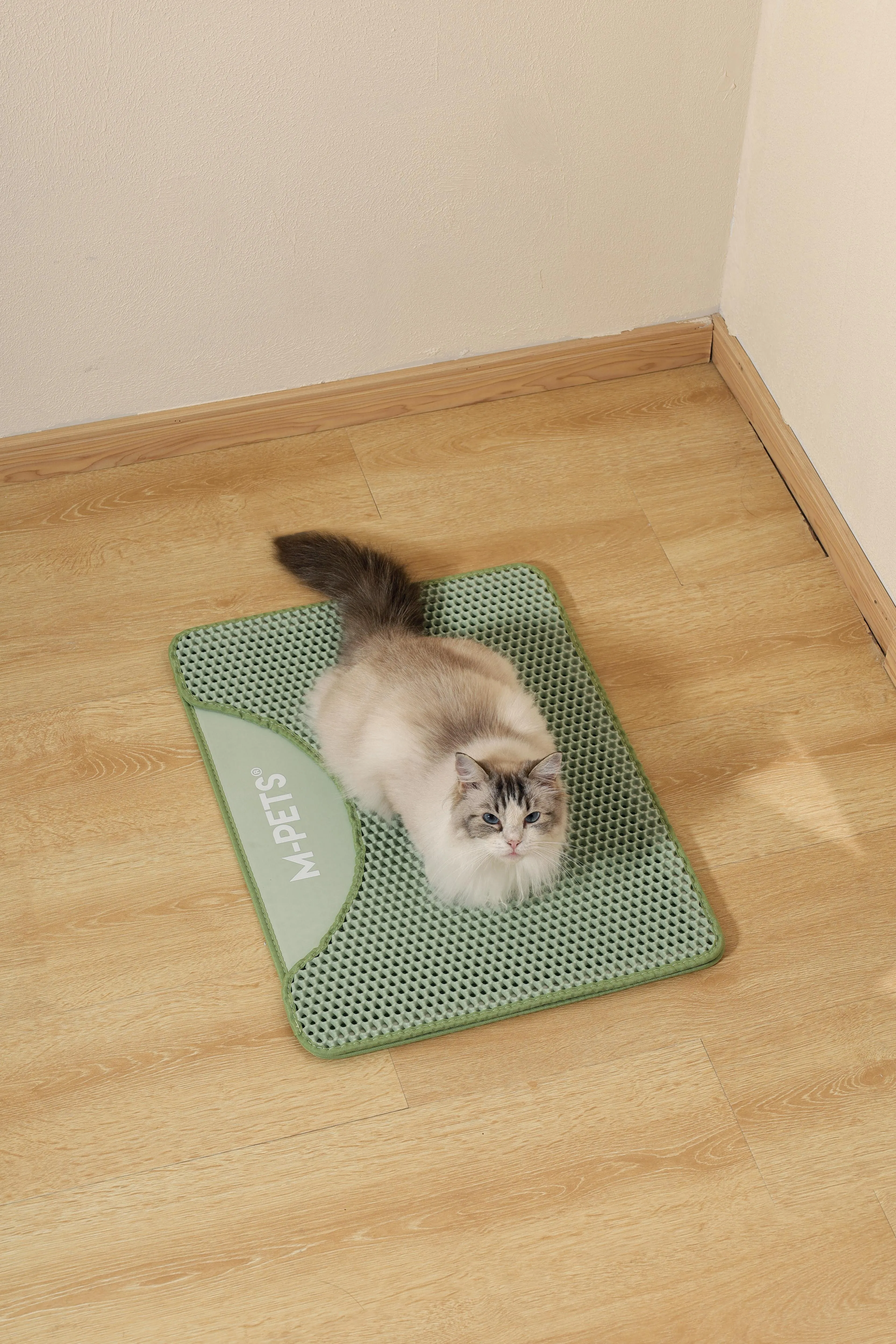 DUPLEX Cat Litter Horizontal Mat - Green