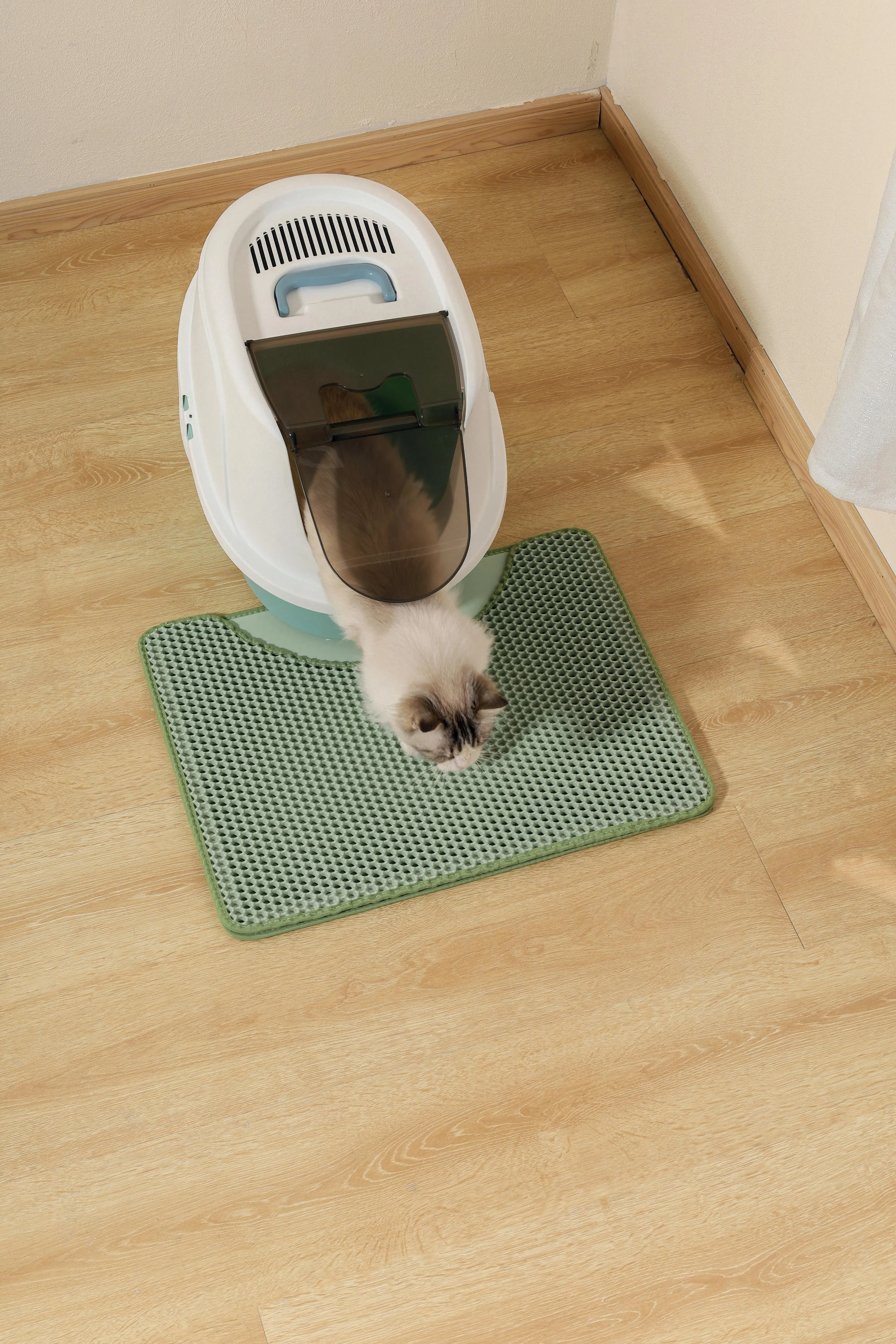 DUPLEX Cat Litter Horizontal Mat - Green