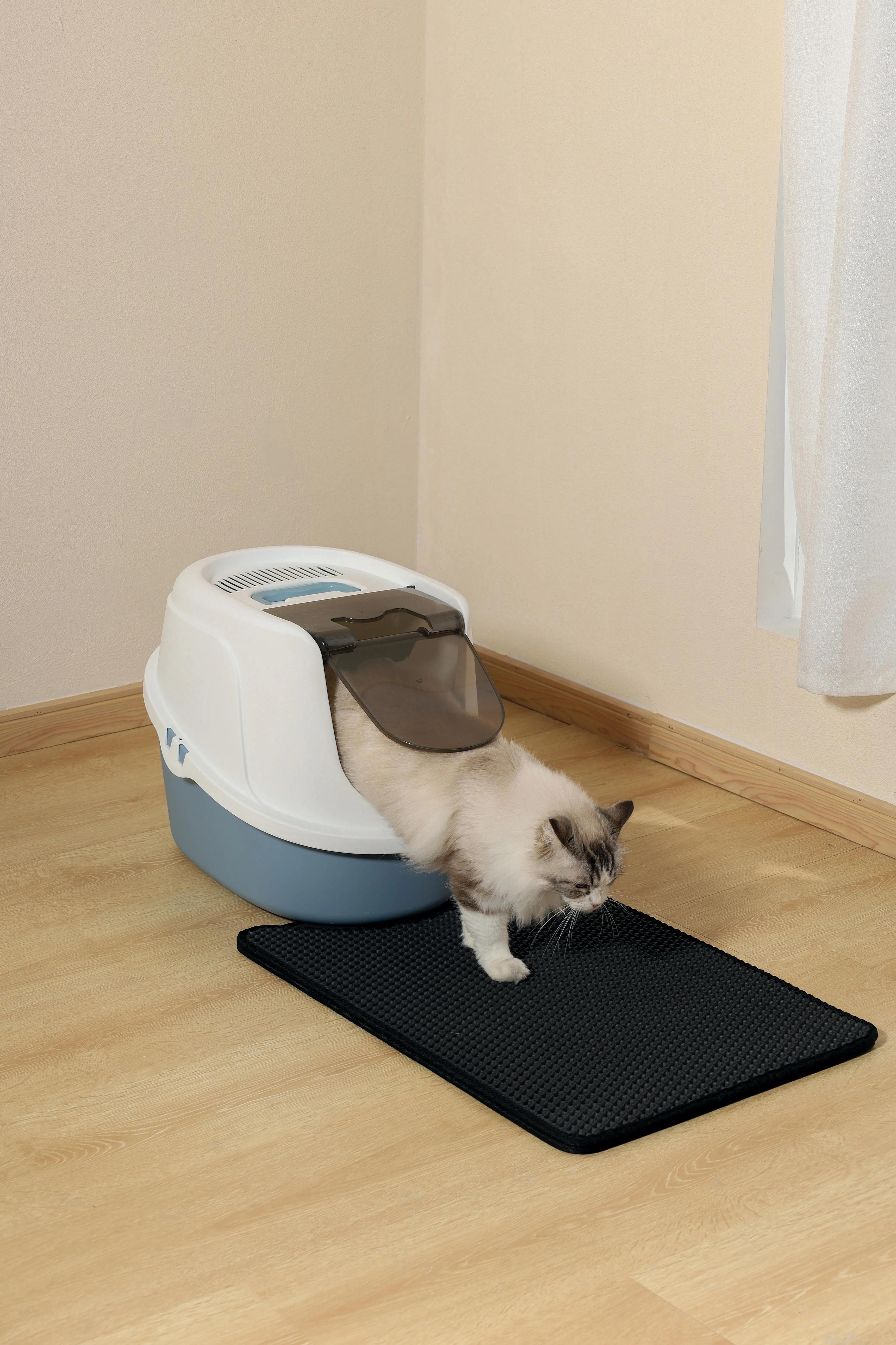 DUPLEX Cat Litter Vertical Mat - Black