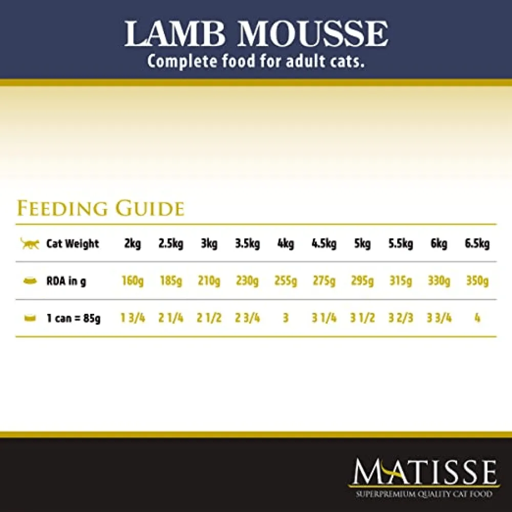 Farmina Matisse Lamb Mousse and Chicken Mousse Adult Cat Wet Food Combo (12 12)