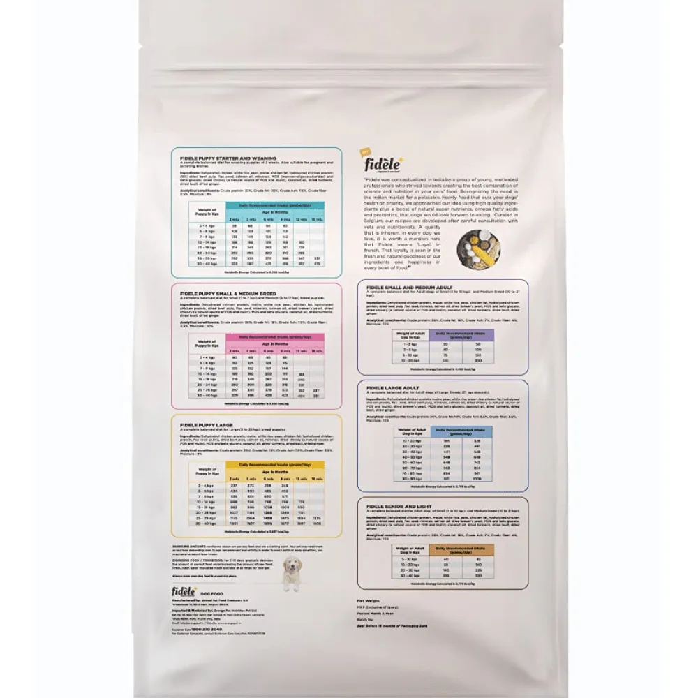 Fidele Plus Large Puppy Dry Food (Limited Shelf Life)