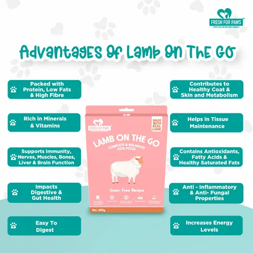 Fresh For Paws Chicken Pot Pie and Fish Supper and Lamb On The Go Wet Dogs Food Combo