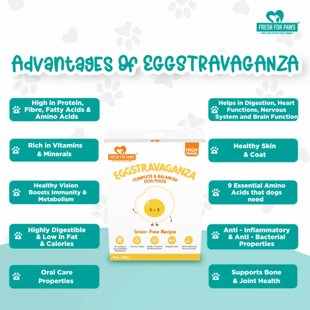 Fresh For Paws Eggstravaganza Dog Wet Food (100g)