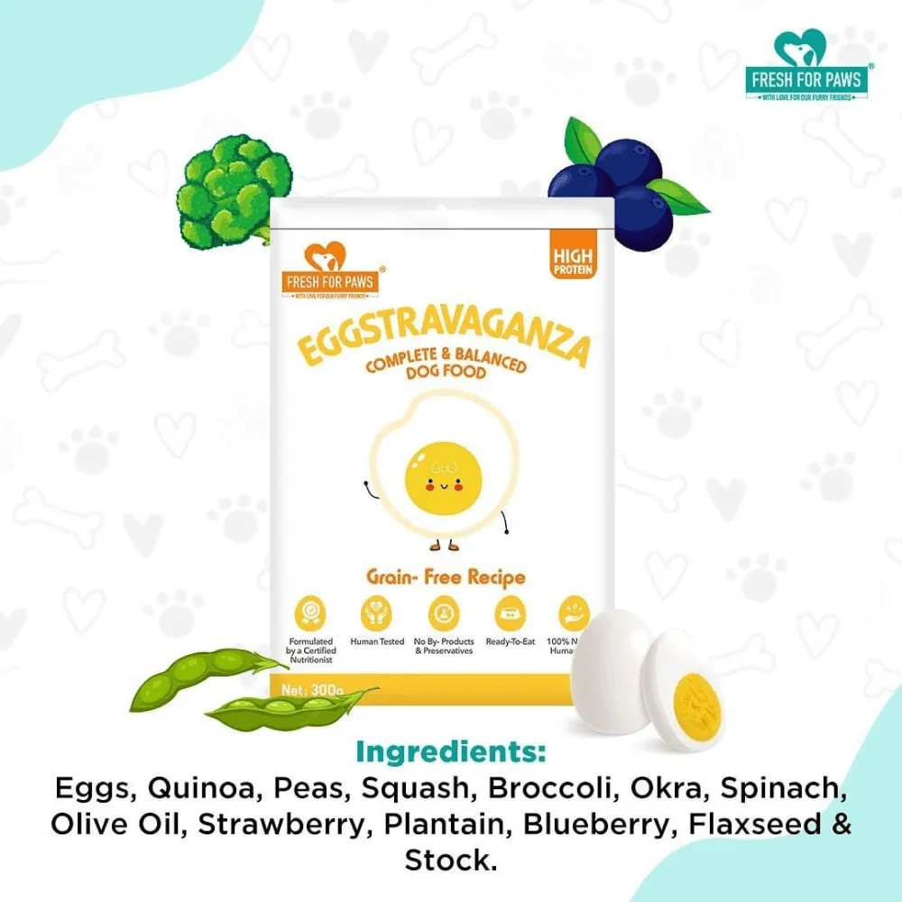 Fresh For Paws Eggstravaganza Dog Wet Food (100g)