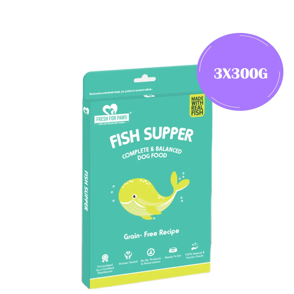 Fresh For Paws Fish Supper Dog Wet Food (300g)