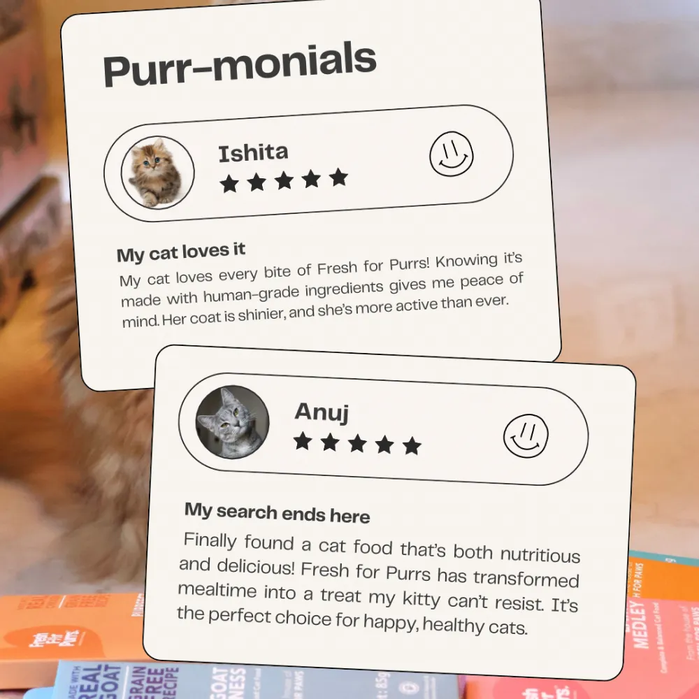 Fresh For Purrs Lamb Medley Wet Food for Cats