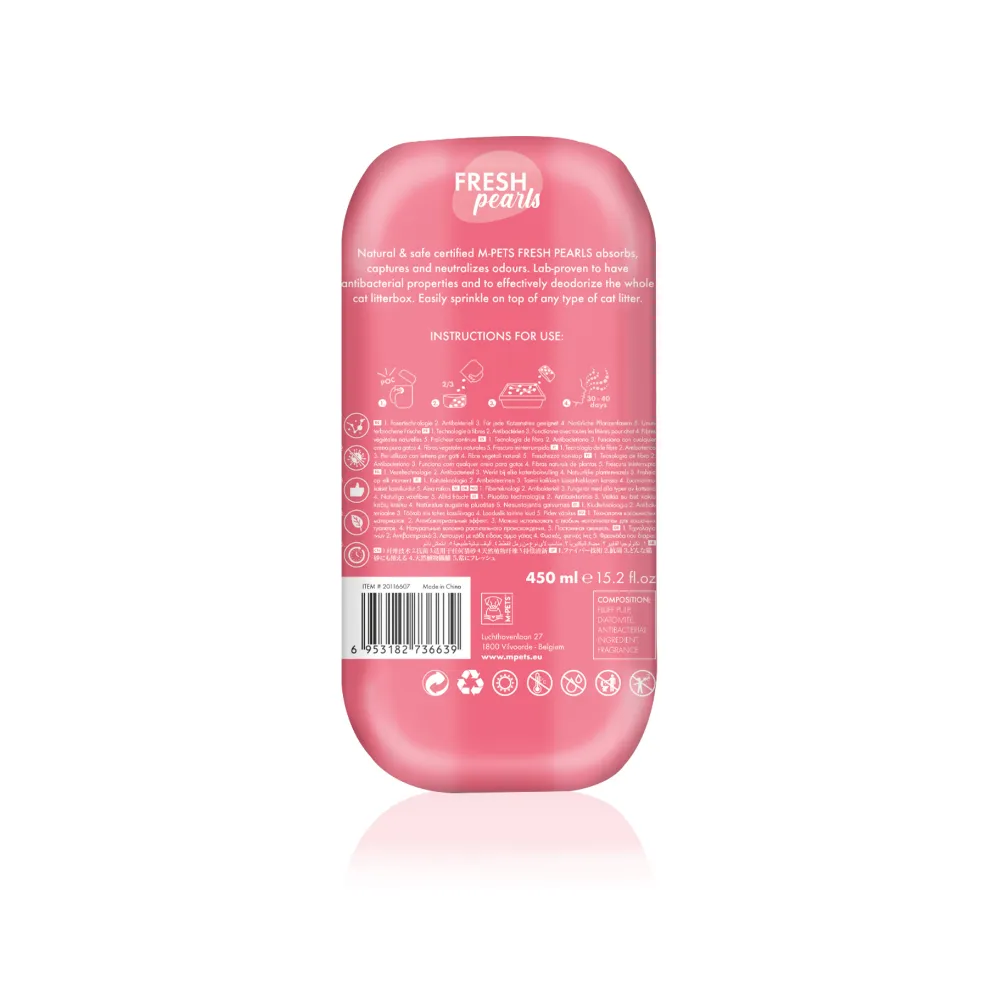 FRESH Pearls Natural Cat Litter  Deodoriser - Floral 450 ml