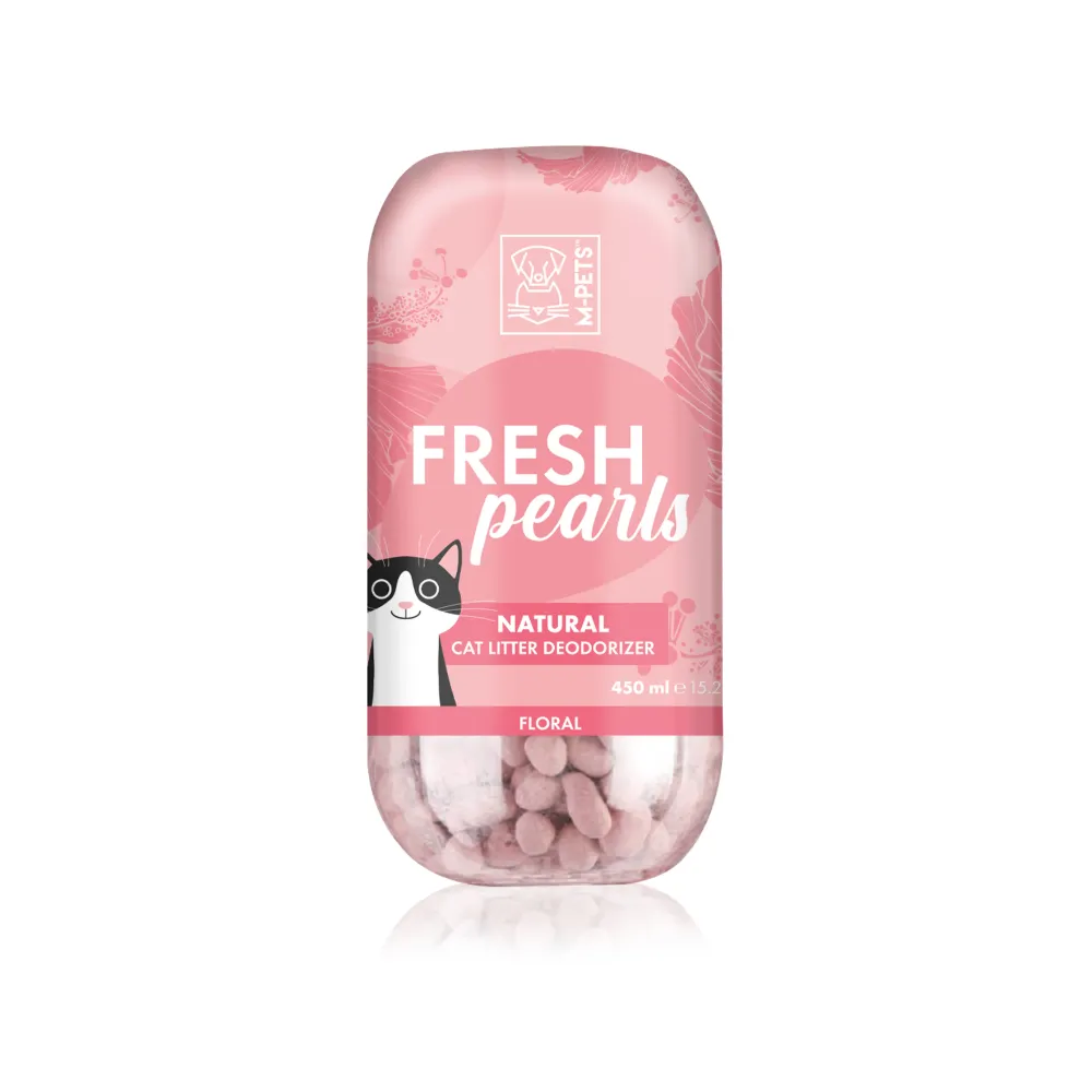 FRESH Pearls Natural Cat Litter  Deodoriser - Floral 450 ml